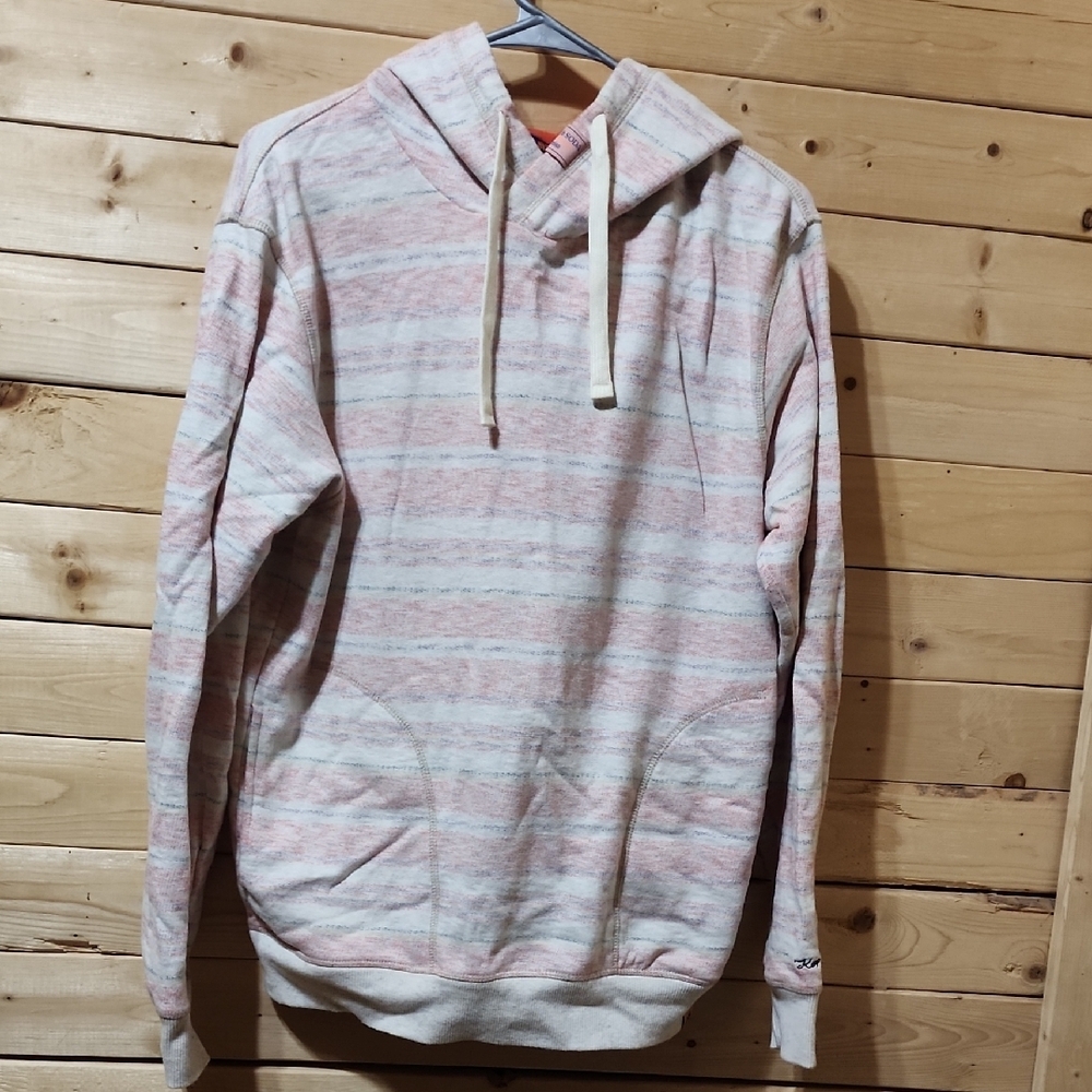 Scotch & Soda Hoodie Brushed Felpa Stripes Size Small
